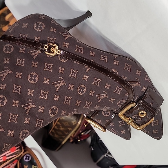 Louis Vuitton sherry line shoe boots  sz 37 - Picture 4 of 15